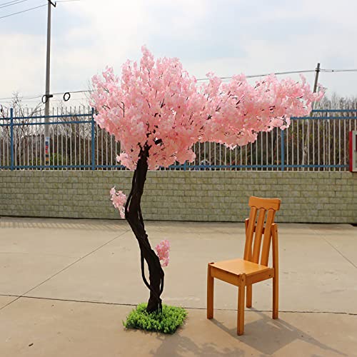 1.2x1m/3.9x3.2ft Artificial Cherry Blossom Tree Simulation Large Plant Peach Blossom Tree Wishing Tree for Wedding Event Indoor Outdoor Party Restaurant Mall Silk FL 1.2x1m/3.9x3.2ft von Generic