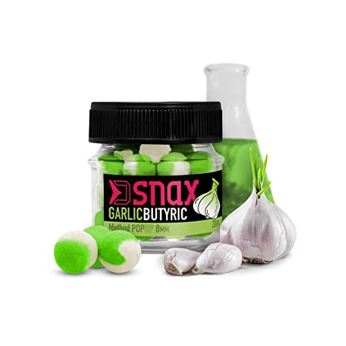 20g 8mm SNAX POP UP KÖDER Pop Up Mini Boilie Knoblauch Butyric 20g 8mm SNAX POP UP KÖDER Pop Up Mini Boilie Knoblauch Butyric von Generic