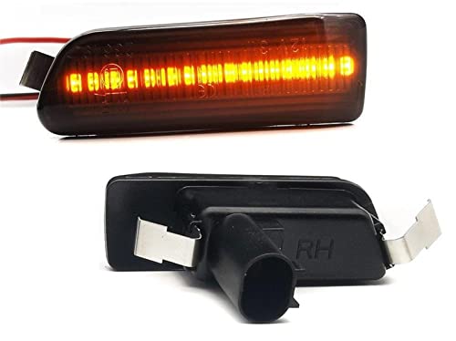 2Pcs Auto Dynamische Seite Marker Lampe Blinker Lichter Für Audi A8 A8L S8 4E D3 Mk2 Für Quattro 2003-2009 Auto Rückspiegel Anzeige von Generic