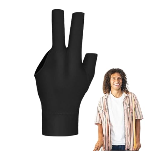 3-Finger Billard-Handschuhe, Billardhandschuh mit 3 Fingern, Billard-Handschuhe, Trainingshandschuhe passen in jede Hand von Generic