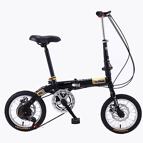 35,6 cm (14 Zoll) faltbares tragbares Fahrrad – Urban Commuting Light Bike für Jungen und Mädchen – 4 Farben – Studenten-Kompaktfahrrad von Generic