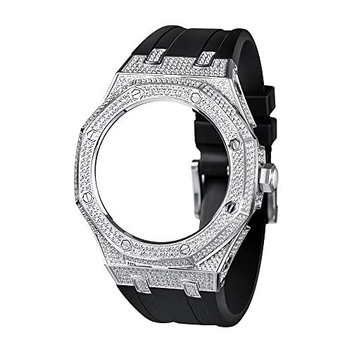 4. Generation Diamant Metall uhrengehäuse für ga2100 ga2110 uhrenarmband Armband Uhr Armband Armbanduhr lünette Band Origin China von Generic