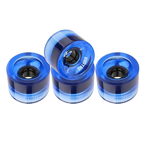 4X Ronme 78A Skateboard Rollen Ersatz 70X51mm Longboard Teile, Blau von Generic