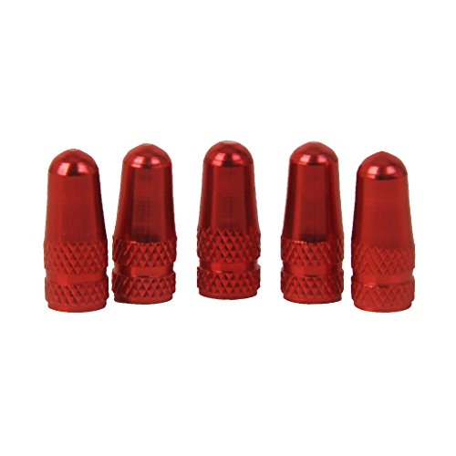 5 x Fahrrad Bike Ventilkappen Staubschutzkappen Rad Felgen Reifen - Rot 5 x Fahrrad Bike Ventilkappen Staubschutzkappen Rad Felgen Reifen - Rot von Generic