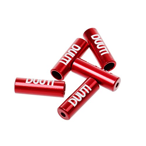 5tlg./set Aluminium Endkappen/Endhülsen für Zug, Schaltzug, Schaltseil - Fahrrad Ersatzteile/Fahrrad Zubehör, Rot, 4mm 5tlg./set Aluminium Endkappen/Endhülsen für Zug, Schaltzug, Schaltseil - Fahrrad Ersatzteile/Fahrrad Zubehör, Rot, 4mm von MagiDeal