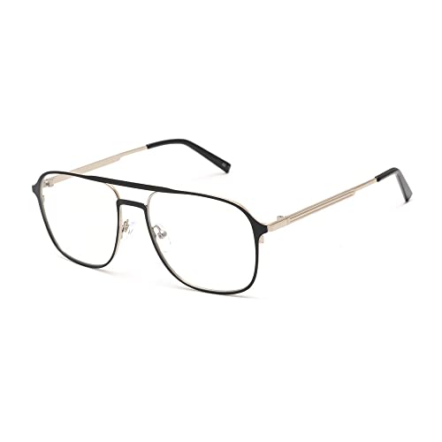 755Ultraleichte Damen Herren Anti-Blaulicht-Brille, Metallrahmen-Schutzbrille von Generic