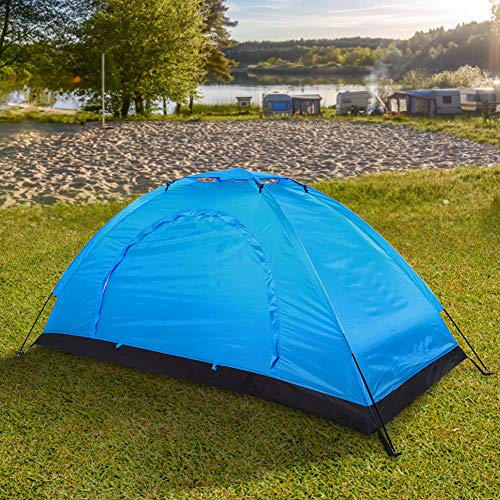 78,7 X 39,4 X 39,4 Zoll Outdoor-Zelt Freizeitzelt 170TPU Polyester Taft Stabile Struktur Reise für Outdoor-Campingzelte (BLUE) von Generic