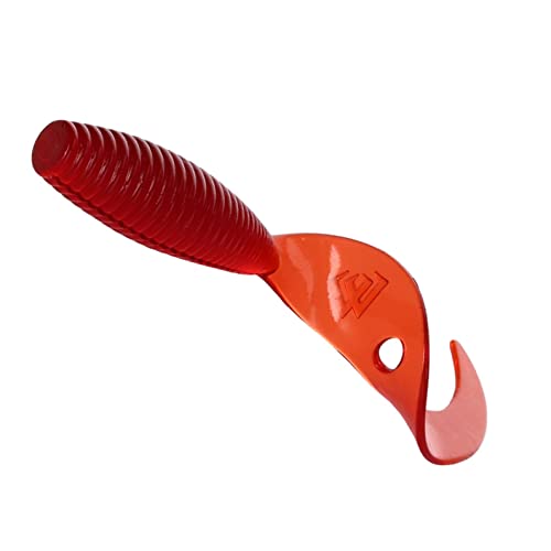 8 x Mikado Twister Softbait Gummifische Beifänger 51mm RED Drop Shod 8 x Mikado Twister Softbait Gummifische Beifänger 51mm RED Drop Shod von Generic