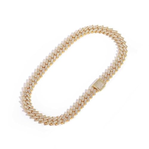 Accessories Massive Dicke kubanische Miami-Kette, extra glänzende kubanische Hip-Hop-Kette für Männer, Breite 15 mm, große Iced Out-Männer-Kubaner-Gliederkette, 16–24 Zoll – Geschenkbox im von Generic