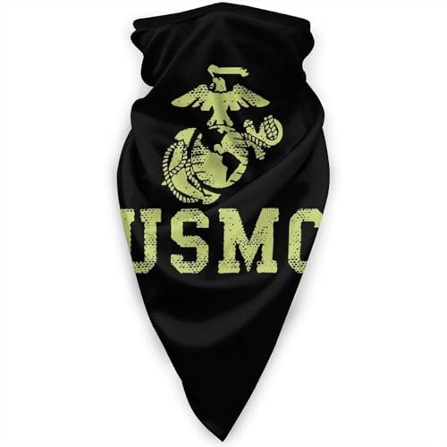 Amerikanisches Us Marine Corps Unisex Röhrenschal Gesichtsschutz Stilvoll Kopfbedeckung Stirnband Hochelastisch Bandana Für Wandern Lauf Klettern von Generic