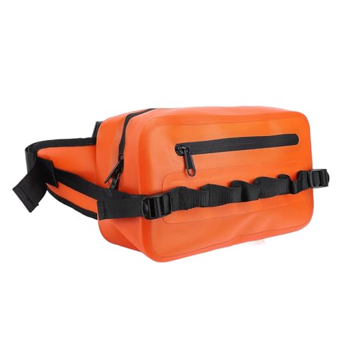 Angelausrüstungstasche, Wasserabweisende Angel-Hüfttasche für Fitness, Laufen und Radfahren (ORANGE) von Generic