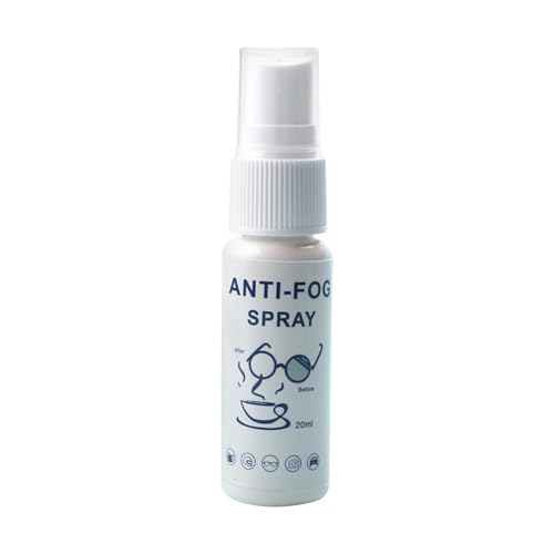 Anti-Beschlag-Spray für Skibrillen, 20 ml Brillenreiniger, langanhaltendes und streifenfreies Antibeschlag-Spray für alle Scheiben, Autogläser, g von Generic