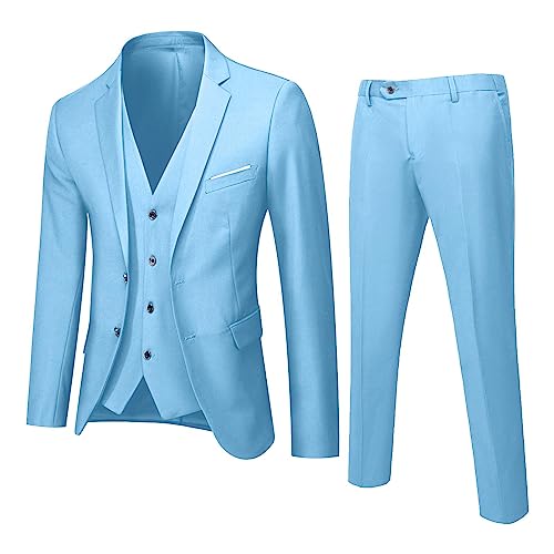 Anzug Herren 3 Teilig Herrenanzug 3 Teilig Übergröße Hochzeitsanzug Black Suits Regular Men's Sommeranzug Komplett Set Slim Fit Leicht Sakko Anzughosen Set Men's Stretch Outfit Black Sakko Elegant Anzug Herren 3 Teilig Herrenanzug 3 Teilig Übergröße Hochzeitsanzug Black Suits Regular Men's Sommeranzug Komplett Set Slim Fit Leicht Sakko Anzughosen Set Men's Stretch Outfit Black Sakko Elegant von Generic
