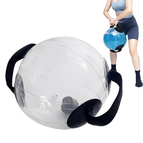 Aqua Ball Workout, Wasserball Fitness, Wasserball Fitness, wassergefüllter Ball mit Griff | Trainingshilfe mit einstellbarem Wasser gefülltem Gewicht, Kugel, Aqua-Tasche für Sportler von Generic