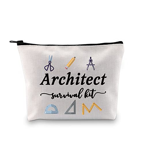 Architektur-Geschenke, Architektur-Geschenk, für Architekten, Überlebensset, Reißverschluss-Tasche, lustige Make-up-Tasche für Architekten, Survival Kit Architect Bag EU, M, modisch von Generic