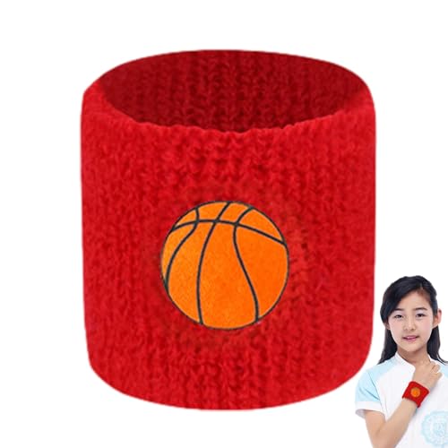 Armbänder für Kinder, Sportbänder für Schweiß – Handgelenkbandage für Kinder für Volleyball | Atmungsaktiver Handgelenkschutz mit elastischer Passform für Fitnessstudio, Basketball, Pallav von Generic