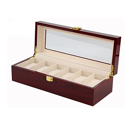 Armbanduhr-Box, Uhrenhalter, Aufbewahrungskoffer, Organizer, Uhren-Display-Box, Schmuckschatulle von Generic