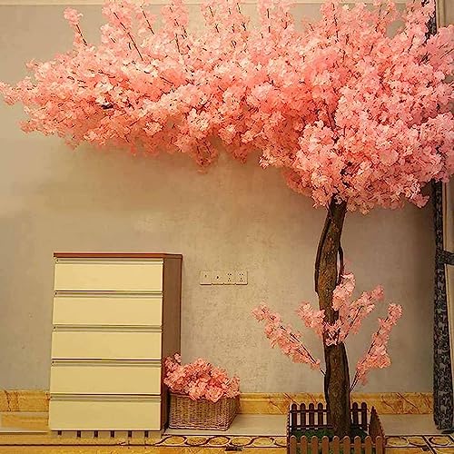 Artificial Cherry Blossom Tree, Home Decor Artificial Flower Cherry Blossom, Big Artificial Coconut Tree Fake Vines Flowers Indoor Outdoor Wedding Silk e-3x3m/9.8x9.8ft von Generic