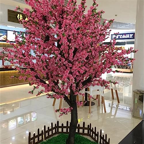 Artificial Cherry Blossom Trees - Light Pink - Real Wood Stems and Lifelike Leaves Replica Artificial Plant for Home Office Decor 3x3m/9.8x9.8ft von Generic