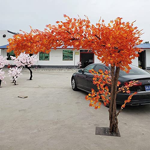 Artificial Japanese Maple Tree, Simulation Maple Tree, Wishing Tree, Artificial Plant for Outside Fall Decor, Fake Autumn Tree 2.5x2m/8.2x6.6ft von Generic