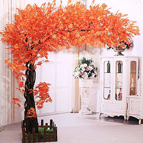 Artificial Maple Tree, Red Maple Tree, Simulation Dwarf Red Japanese Maple Tree, Fake Japanese Maple Tree, Sugar Maple Tree, Artificial Tree Outside Fall Decor 3x2m/9.8x6.5ft von Generic