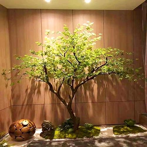 Artificial Olive Tree Tall Fake Simulated Japanese Bell Tree Large Faux Olive Branches Artificial Tree for Modern Living Room Office Floor Decor Indoor Gift H 2M/6.5FT von Generic