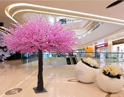 Artificial Pink Cherry Blossom Tree,Large Plant,Handmade Fake Silk Flower Decoration,Wishing Tree,for Wedding Event Indoor Outdoor Party Restaurant 4 * 4m von Generic