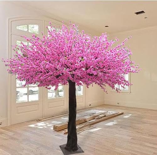 Artificial Simulation Cherry Tree Simulation FRP Peach Tree Plum Tree Large Plant Simulation Cherry Tree Living Room Interior Decoration 4 * 4m von Generic