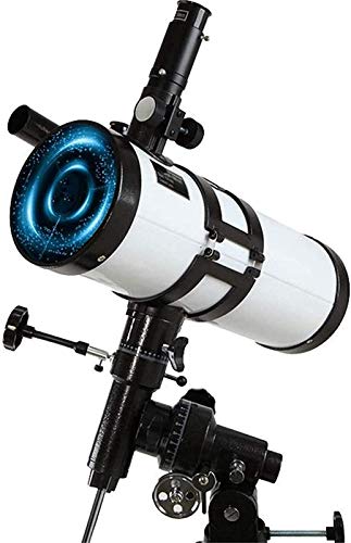 Astronomical Telescope Astronomisches Reflektorteleskop mit Stativ, 114-mm-Teleskope für die Astronomie, Teleskope für Astronomie für Kinder und Erwachsene, gut für Anfänger (Paket 2) Telescope von Generic