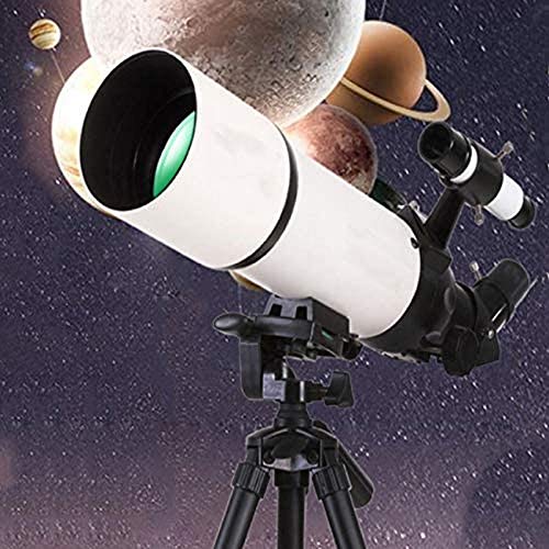 Astronomical Telescope Teleskop für Anfänger, Erwachsene und Kinder, 80 mm Apertur, 400 mm Astronomie-Teleskop mit verstellbarem Stativ und Rucksack, perfektes Teleskop für Kinder (Paket 5 A) (Paket 4 von Generic