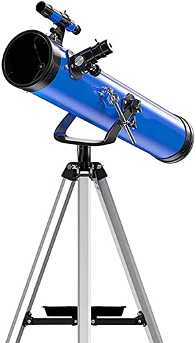 Astronomical Telescope Tragbares Einsteiger-Astronomie-Teleskop für Kinder und Erwachsene mit verstellbarem Stativ, Ganzmetallhalterung, 114 mm großem Durchmesser, Reise-Astronomie-Teleskop (Paket 6 von Generic