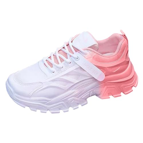 Athletische Laufschuhe Frauen AIR Dämpfung Mode Trainer für Schule Walking Fitness Gym Sport Tennisschuh Sneaker Weich von Generic