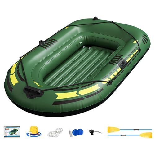 Aufblasbares Kajak - Schlauchboot | Schlauchboote mit Luftpumpe und Paddeln | Schlauchboote | Aufblasbare Sportboote | Schlauchboot-Komplettset mit Rudern, Pumpe, Wasserflößen für See, Pool von Generic