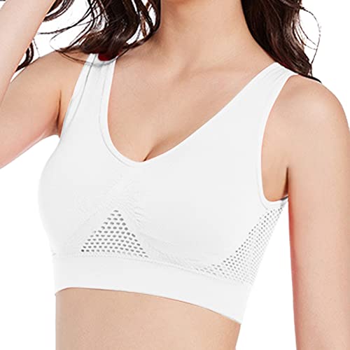 BH Für Damen Nahtloser, Sport BH Damen Push Up V-Ausschnitt Bralette Weicher Push-Up BH Gepolstert Klassische Bustier Mittle Halt Gepolstert Wohlfühl-BH von Generic