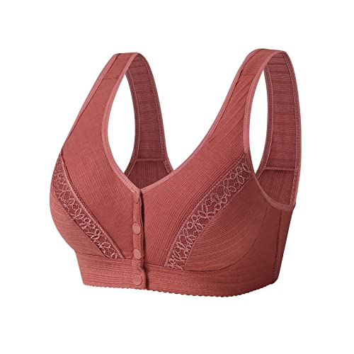 BH Große Brüste Starker Halt, Sport BH Damen V-Ausschnitt Bralette Weicher Push-Up BH Gepolstert Klassische Bustier Push Up BH Ohne Buegel T Shirt von Generic