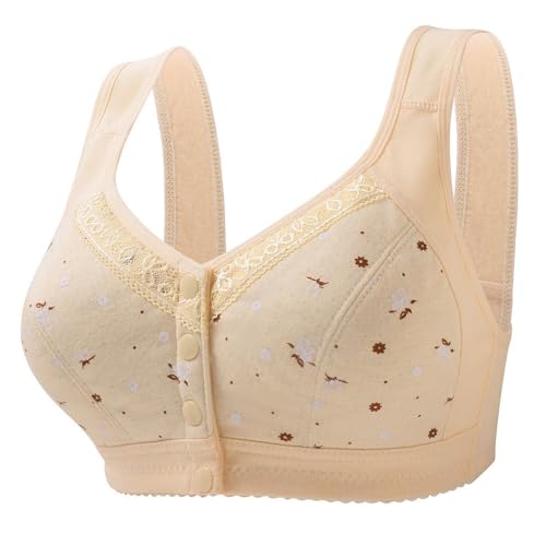 BH Große Größen, Sport BH Damen Push Up Gepolstert Spitzen Bra Weich Nahtlos Stretch Bustier Mittel Halt Bügelloser Klassische Bustier Damen BH Modern Feeling von Generic