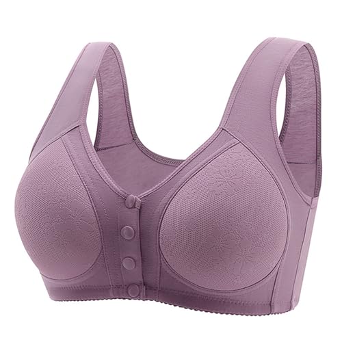 BH Ohne Bügel, Seamless Bra Mit Verstellbaren Trägern Klassische Soft Nahtloser Bügelloser T Shirt BH Gepolstert Mesh Bralette Sport BH Für Alltag Yoga Fitness von Generic