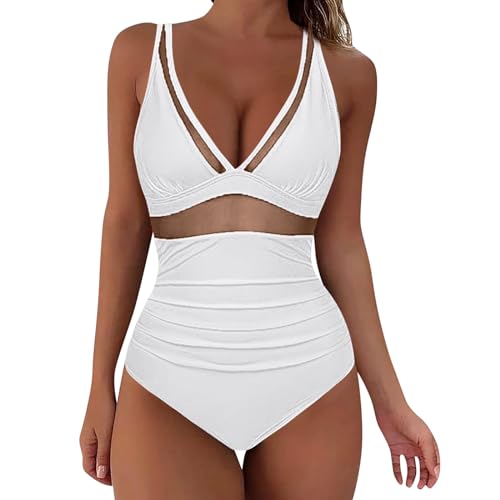 Badeanzug Damen Große Oberweite, Badeanzug Schwarz Damen, Monokini Bauchweg Schlankheits Badeanzug Plus Size Badebekleidung Bauchweg Für Mollige Bademode Damen Bauchweg Curvy von Generic