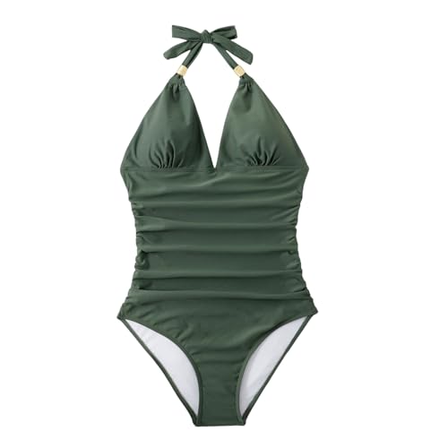 Badeanzug Damen Große Oberweite, Bauchweg Badeanzug Damen Sport, Monokini Bauchweg Schlankheits Badeanzug Plus Size Badebekleidung Bauchweg Für Mollige Bademode Damen Tankini von Generic