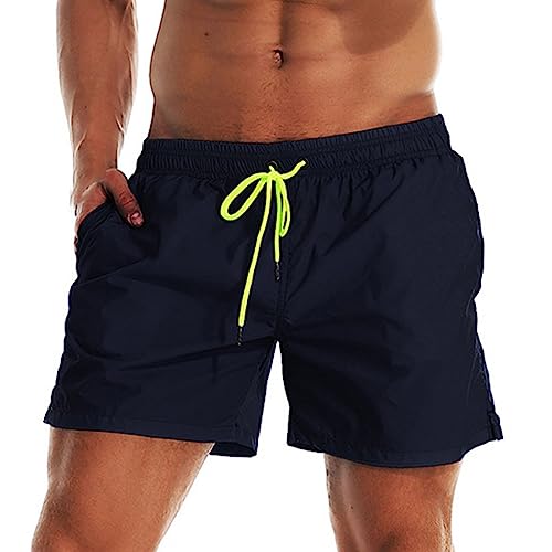 Badehose für Herren Atmungsaktiv Wasserabweisend Badeshorts Männer Trainingsshorts Elastisch Verstellbar Badehose Herren Schnelltrocknend Boardshorts von Generic