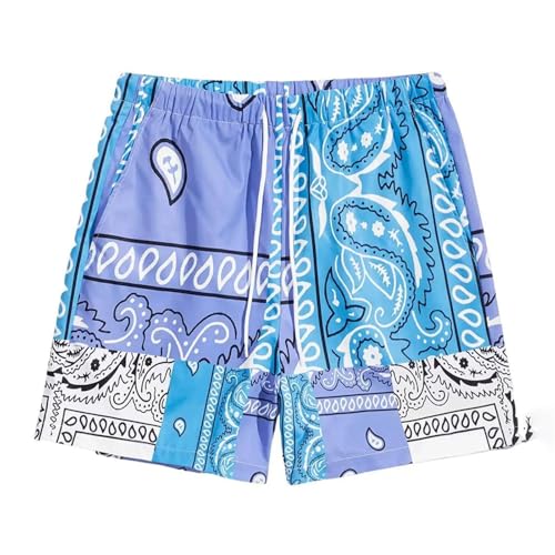 Badeshorts Herren Badehose Schnelltrocknend Boardshorts mit Mesh-Futter und Verstellbarem Tunnelzug Swim Trunks Urlaub Freizeit Short von Generic