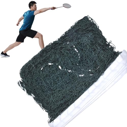 Badminton-Netz 1/2 – kompaktes Sportnetz, tragbares Spielzubehör | leichtes Design aus langlebigem Nylon | Verwendung im Innen- und Außenbereich im Garten, praktisch im Fitnessstudio von Generic