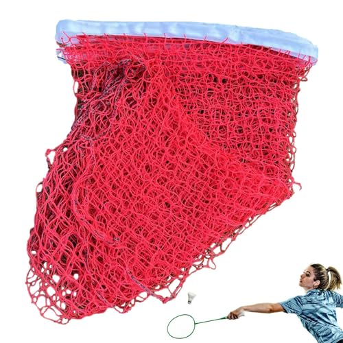 Badminton-Netz – Professionelles Hochfestes Netz, Langlebige Nylon-Kordelzüge | Zusammenklappbares Sportgerät, Tragbares Tennis- Und Volleyballnetz, Ideal Für Garten, Strand, Park, Für Einfache Einric von Generic