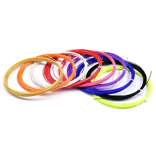 Badminton-Schlägerseil – Badminton-Seilspanner, Schlägerleine | elastische Badminton-Saiten, flexible Schlägersaiten, Ersatzsaiten Badminton-Schlägerseil – Badminton-Seilspanner, Schlägerleine | elastische Badminton-Saiten, flexible Schlägersaiten, Ersatzsaiten von Generic