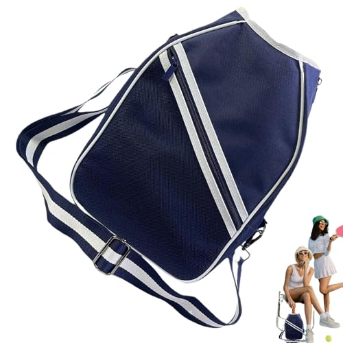 Badminton-Schlägertasche, Schläger-Schultertasche | Brust-Schulter-Geldbörse - Tennisschläger-Abdeckung für Tennisschläger, Badmintonschläger, leichte Umhängetasche für Männer und Frauen von Generic