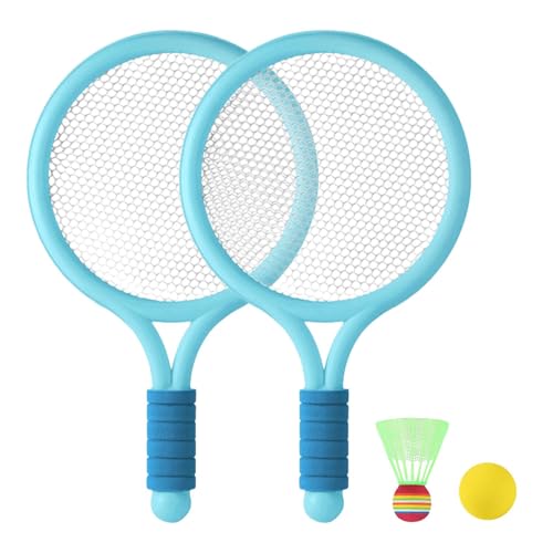 Badminton-Set für Badmintonschläger, rutschfest, mit Lenkrad und Tennisball, Sportspielzeug für zwei Spieler für die Familie von Generic