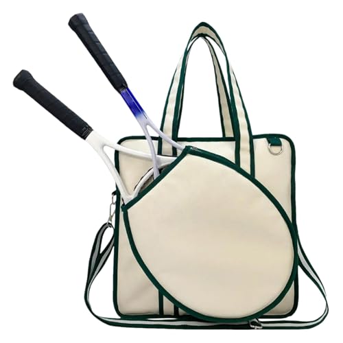 Badminton-Tasche, Sport-Canvas-Tasche, Neue Daunen-Pickleball-Tasche, Tragbare Outdoor-Umhänge-Sport-Tennistasche, Schlägertasche, Badminton-Canvas-Umhängetasche, Tennisschläger-Abdeckungstasche, Groß von Generic