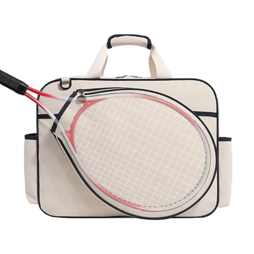 Badminton-Tasche – Einzelschulter-Umhängetasche, Tennis-Umhängetasche | Tennistasche, Schlägertasche, Großer Tennis-Sling-Rucksack, Schläger-Schulter-Aufbewahrungstasche Für Pickleball-Paddel, 46 X 16 von Generic