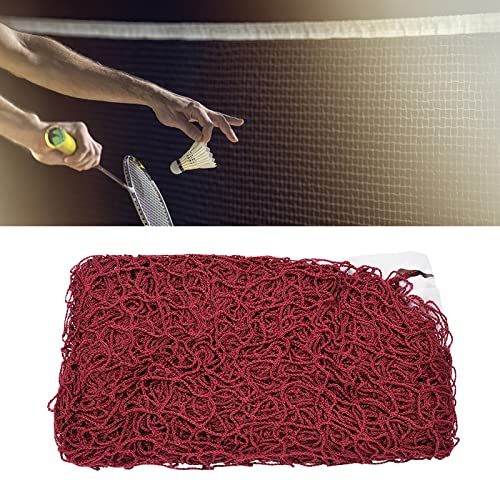 Badmintonnetz, Badmintonnetze, Tragbares Badmintonnetz mit Befestigungsseil, 6,1 X 0,75 M, Tragbares Sport-Badmintonnetz aus Polypropylenfaser für Badminton-Wettbewerbe von Generic