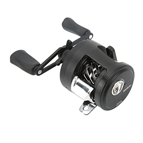 Baitcaster-Rolle, Baitcaster-Rollen, Langstrecken-Köder-Angeltrommelrad, DKS-Wassertropfen-Baitcasting-Rolle, Micro-Object-Baitcaster-Angelrolle (DKS51 Linke Hand) von Generic